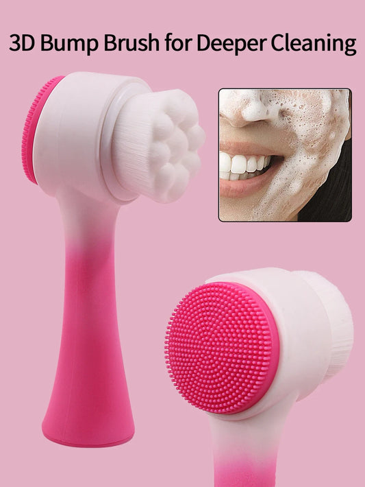Double-Sided Silicone Face Scrubber